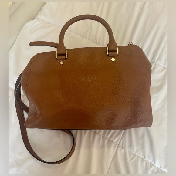 Michael Kors Brown Leather Shoulder Bag - Picture 2 of 10
